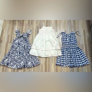 (3) Summer Dresses for a Little Girl, Size XS (4/5)